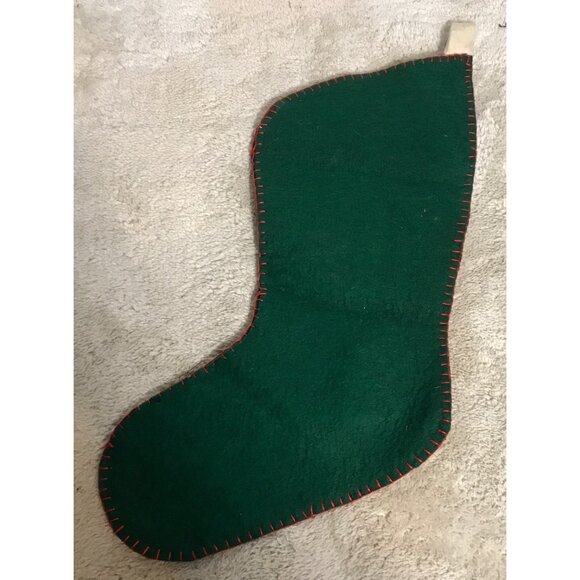 Set Of 4 Handmade Felt & Fabric Christmas Stockings With Decorative Appliqués - Picture 5 of 9